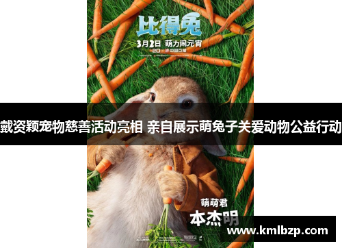 戴资颖宠物慈善活动亮相 亲自展示萌兔子关爱动物公益行动